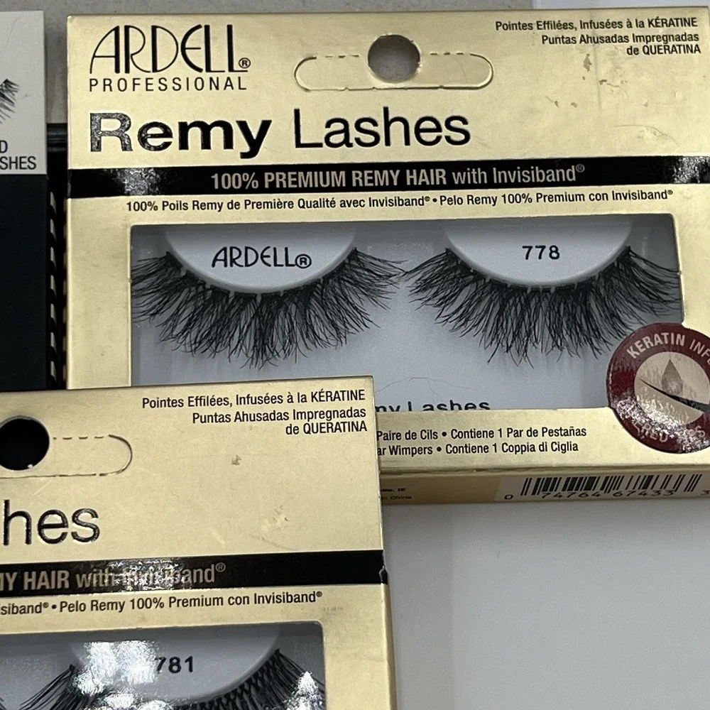 Ardell Professional False Eyelash Lot Lash Contour Remy Studio Effect Individual